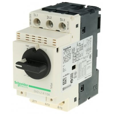 Schneider Electric GV2L14  5.5 → 8 A, 7 → 10 A TeSys Motor Protection Circuit Breaker