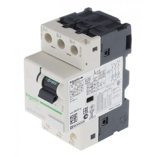 Schneider Electric GV2LE10  6.3 A TeSys Motor Protection Circuit Breaker