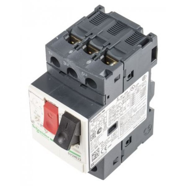 Schneider Electric GV2ME22 20 → 25 A TeSys Motor Protection Circuit Breaker