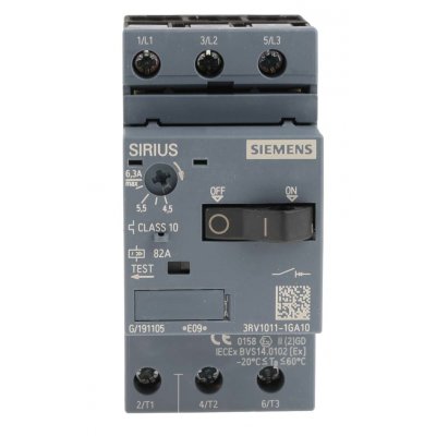 Siemens 3RV1011-1GA10 690 V Motor Protection Circuit Breaker