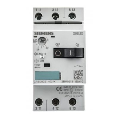 Siemens 3RV1011-1DA10 Motor Protection Circuit Breaker