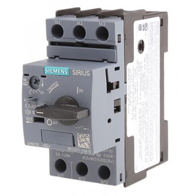 Siemens 3RV2011-1HA10 Motor Protection Circuit Breaker