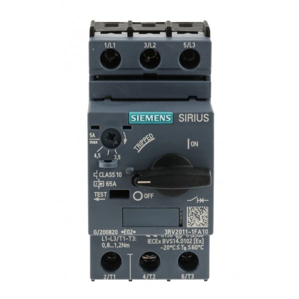 Siemens 3RV2011-1FA10 Motor Protection Circuit Breaker