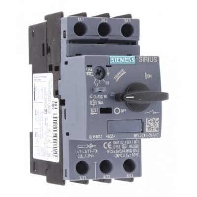 Siemens 3RV2011-0KA10 Motor Protection Circuit Breaker