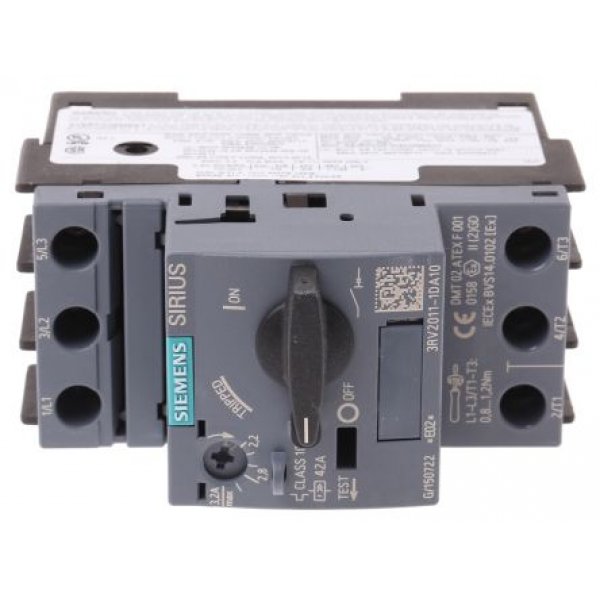 Siemens 3RV2011-1DA10 Motor Protection Circuit Breaker