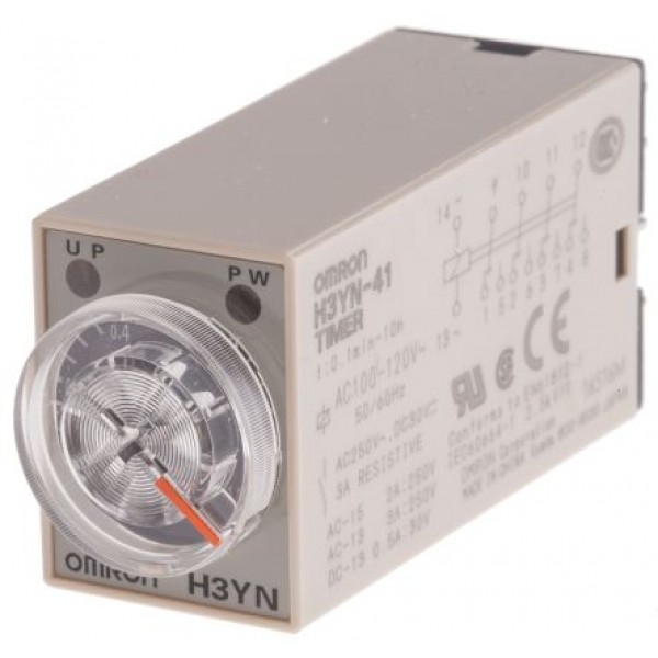 Omron H3YN-41 AC100-120 Multi Function Timer Relay