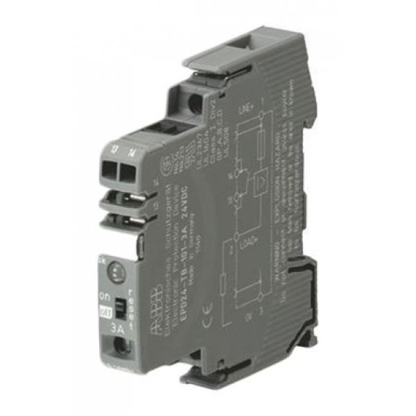 ABB 2CDE601101R2002 EPD24-TB-101-2A DIN Rail Mount 24V EPD24 Electronic Circuit breaker