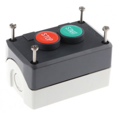 Schneider Electric XALD215 Spring Return Enclosed Push Button, Polycarbonate