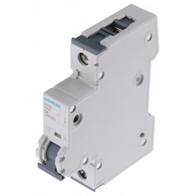 Siemens 5SY4104-7  MCB Mini Circuit Breaker 1P, 4 A, 10 kA, Curve C