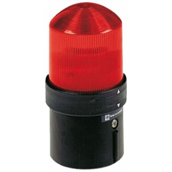 Schneider Electric XVBL34 Red Steady Beacon, 250 V, Base Mount, Incandescent, LED Bulb