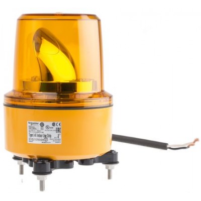 Schneider XVR13M05L LED Rotating Beacon Orange 230 Vac
