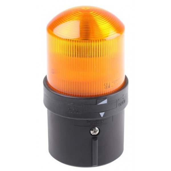 Schneider Electric XVBL4M5 Amber Flashing Beacon, 48 → 230 V ac, Base Mount, Incandescent Bulb