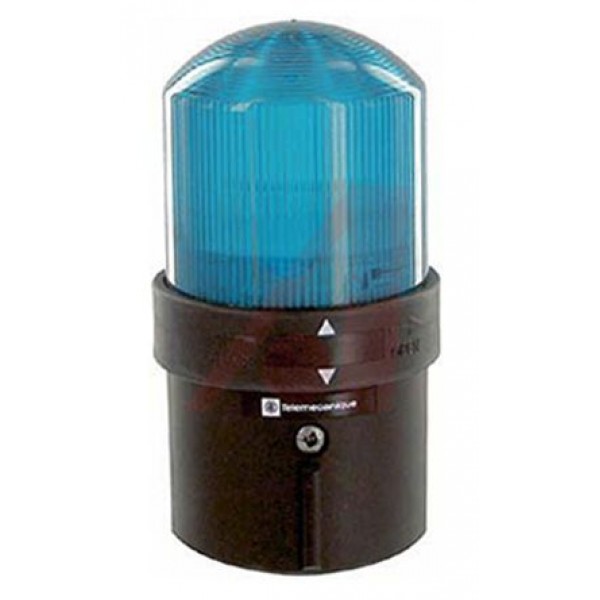 Schneider Electric XVBL36 Blue Steady Beacon, 250 V ac, Base Mount, Incandescent, LED Bulb