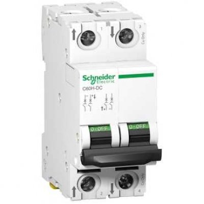 Schneider Electric A9N61525 Acti 9 C60H-DC MCB Mini Circuit Breaker 2P