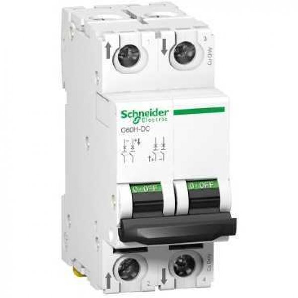 Schneider Electric A9N61532 Acti 9 C60H-DC MCB Mini Circuit Breaker