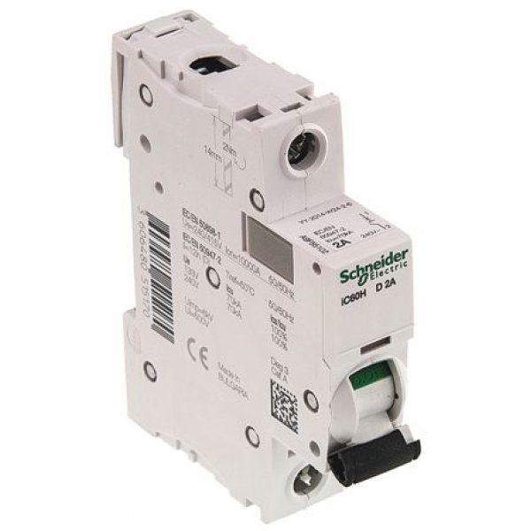 Schneider Electric A9F55102  Acti 9 iC60H MCB Mini Circuit Breaker