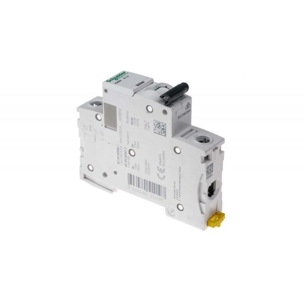 Schneider Electric A9F53101  Acti 9 iC60H MCB Mini Circuit Breaker 1P, 1 A, 10 KA, Curve B
