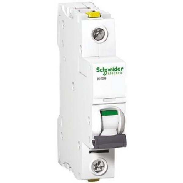 Schneider Electric A9F55163  Acti 9 iC60H MCB Mini Circuit Breaker 1P, 63 A, 10 KA, Curve D