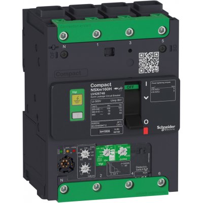 Schneider Electric LV426737 4 100 A MCCB Molded Case Circuit Breaker