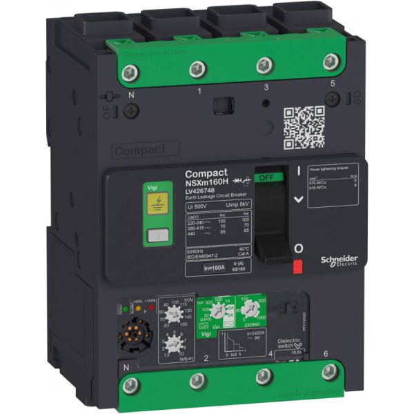 Schneider Electric LV426716 4 50 A MCCB Molded Case Circuit Breaker