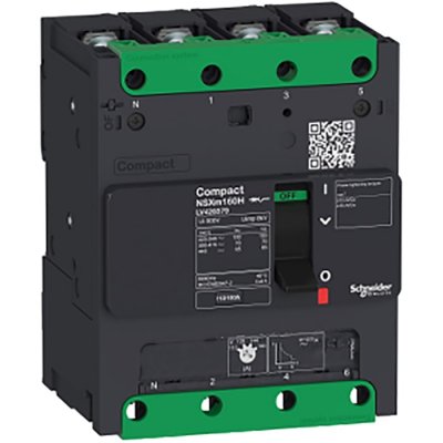 Schneider Electric LV426579 4 160 A MCCB Molded Case Circuit Breaker