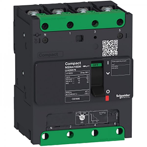 Schneider Electric LV426479 4 160 A MCCB Molded Case Circuit Breaker