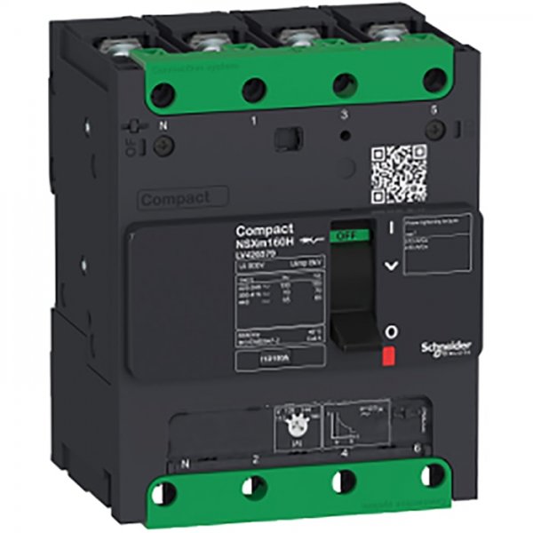 Schneider Electric LV426267 4P 100 A MCCB Molded Case Circuit Breaker
