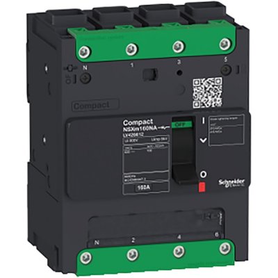 Schneider Electric LV426611 4 100 A MCCB Molded Case Circuit Breaker