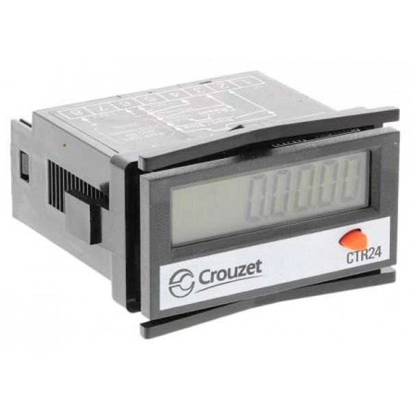 Crouzet 87622162 8 Digit LCD Digital Counter
