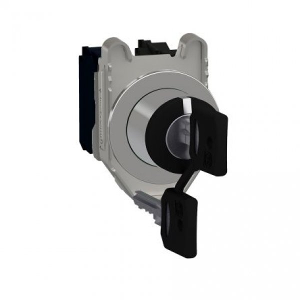 Schneider Electric XB4FG33 3 Position Key Switch - (DPST) 30mm Cutout