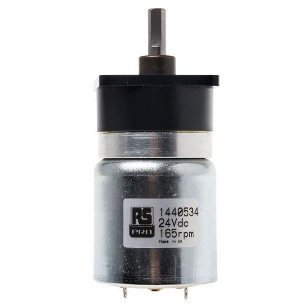 RS PRO 144-0534 Brushed Geared DC Geared Motor, 24 V, 0.25 Nm, 286 rpm, 5.5mm Shaft Diameter