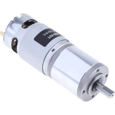 RS PRO 420-621 Brushed Geared, 41.3 W, 12 V, 2 Nm, 55 rpm, 8mm Shaft Diameter