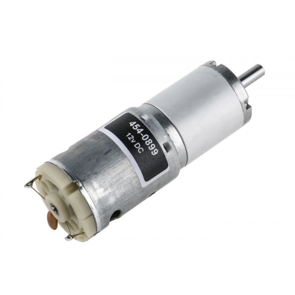 RS PRO 454-0899 Brushed Geared, 19.8 W, 12 V, 1.2 Nm, 24 rpm, 6mm Shaft Diameter