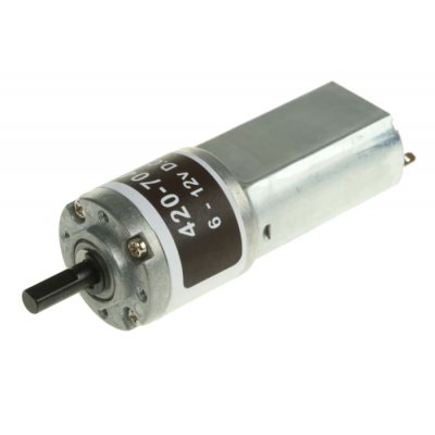 RS PRO 420-704 Brushed Geared, 1.5 W, 12 V, 20 Ncm, 76 rpm, 4mm Shaft Diameter