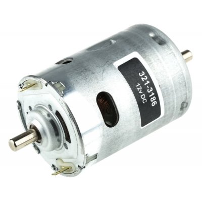 RS PRO 321-3186 DC Motor, 36.88 W, 12 V, 82.08 gcm, 4289 rpm, 6.35mm Shaft Diameter