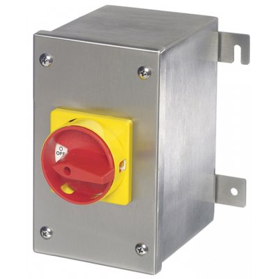 RS PRO 136-5282 4 Pole Panel Mount Non Fused Isolator Switch, 4NO, 25 A