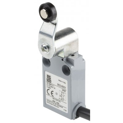 RS PRO 902-6931 IP67 Snap Limit Switch Roller Lever Die Cast Zinc Alloy