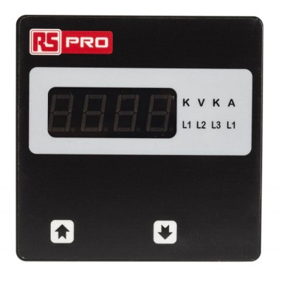 RS PRO 136-5389 BT14 Series Digital Voltmeter AC, LED Display 4-Digits ±0.5 + 1 Digit %