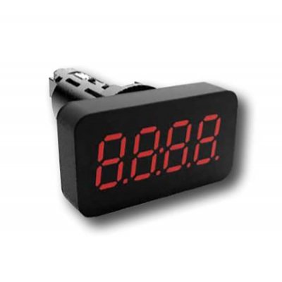 RS PRO 188-3476 4-Digit Data Display RS485, 24Vac/dc.Red