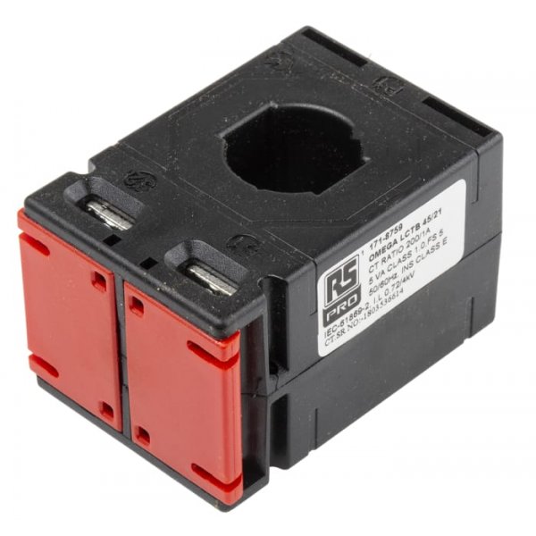 RS PRO 171-8759 Current Transformer, 200:1, 21 x 10mm Bore