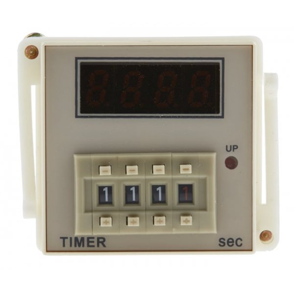 RS PRO 179-2899  Power ON Delay 1 Time Delay Relay, 999.9 s, SPDT, 1 Contacts, SPDT, 100 → 240 V ac