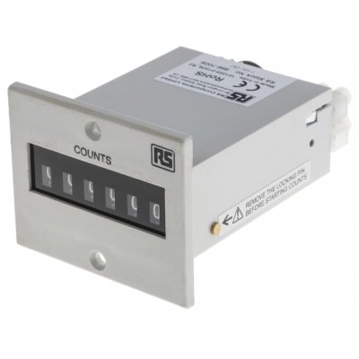 RS PRO 896-7009 Impulse Counter Counter, 6 Digit, 10Hz, 110 V dc