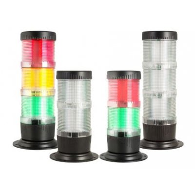 RS PRO 144-5949 Red/Green/Amber LED Beacon, 24 V dc, 3 Light Elements, Surface Mount