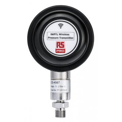 RS PRO 123-5247  Gauge for Various Media Wireless Pressure Transducer, 750mbar Max Pressure Reading , G1/4