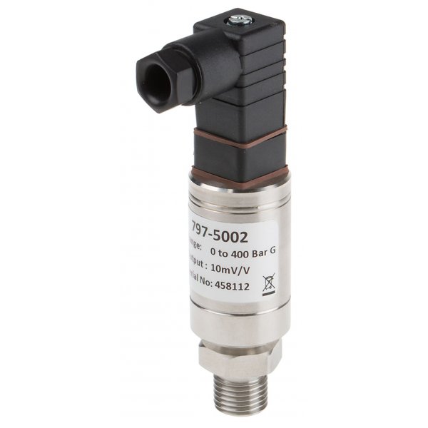 RS PRO 797-5002 Pressure Sensor, 0bar Min, 400bar Max, Voltage Output