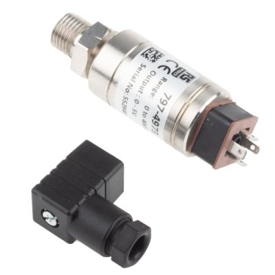RS PRO 797-4973  Gauge for Air, Gas, Hydraulic Fluid, Liquid, Water Pressure Sensor, 400bar Max Pressure Reading , 9 → 32
