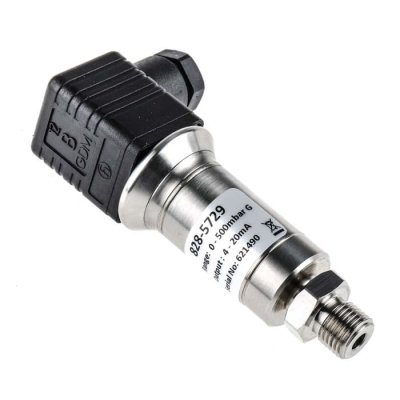 RS PRO 828-5729  Gauge for Oil, Water Pressure Sensor, 500mbar Max Pressure Reading 