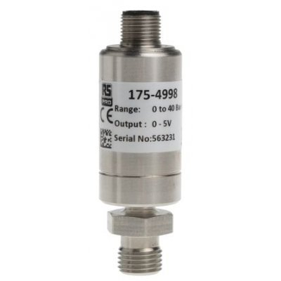 RS PRO 175-4998 Gauge Pressure Sensor, 40bar  9-32Vdc, BSP 1/4