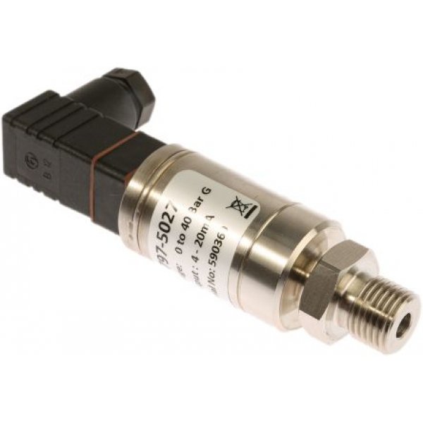 RS PRO 797-5027 Pressure Sensor, 0bar Min, 40bar Max, Current Output