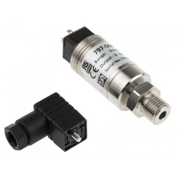 RS PRO 797-5046 Pressure Sensor, 0bar Min, 6bar Max, Voltage Output